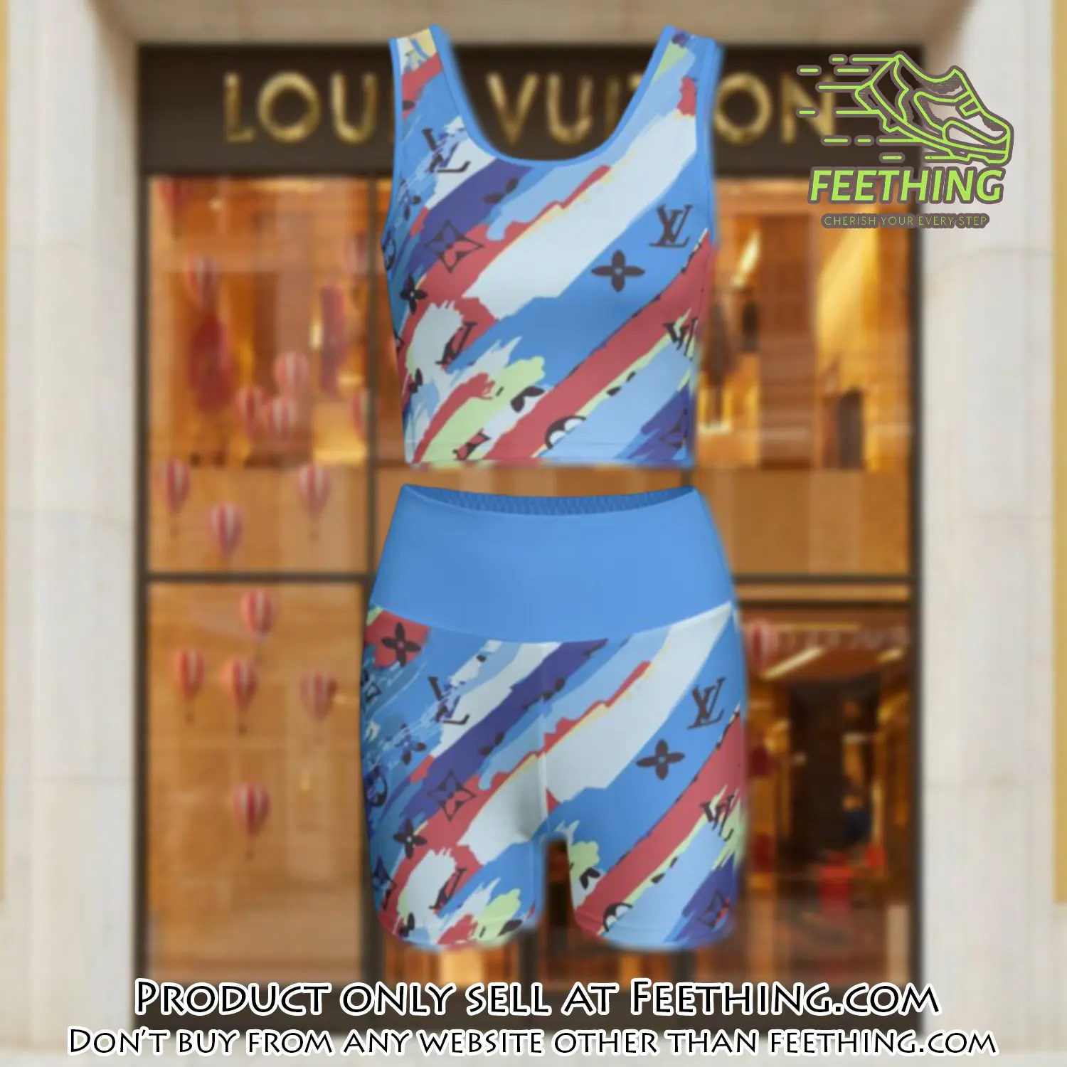 Louis vuitton summer women sport bra yoga set running outfit sby1025 ft5839392